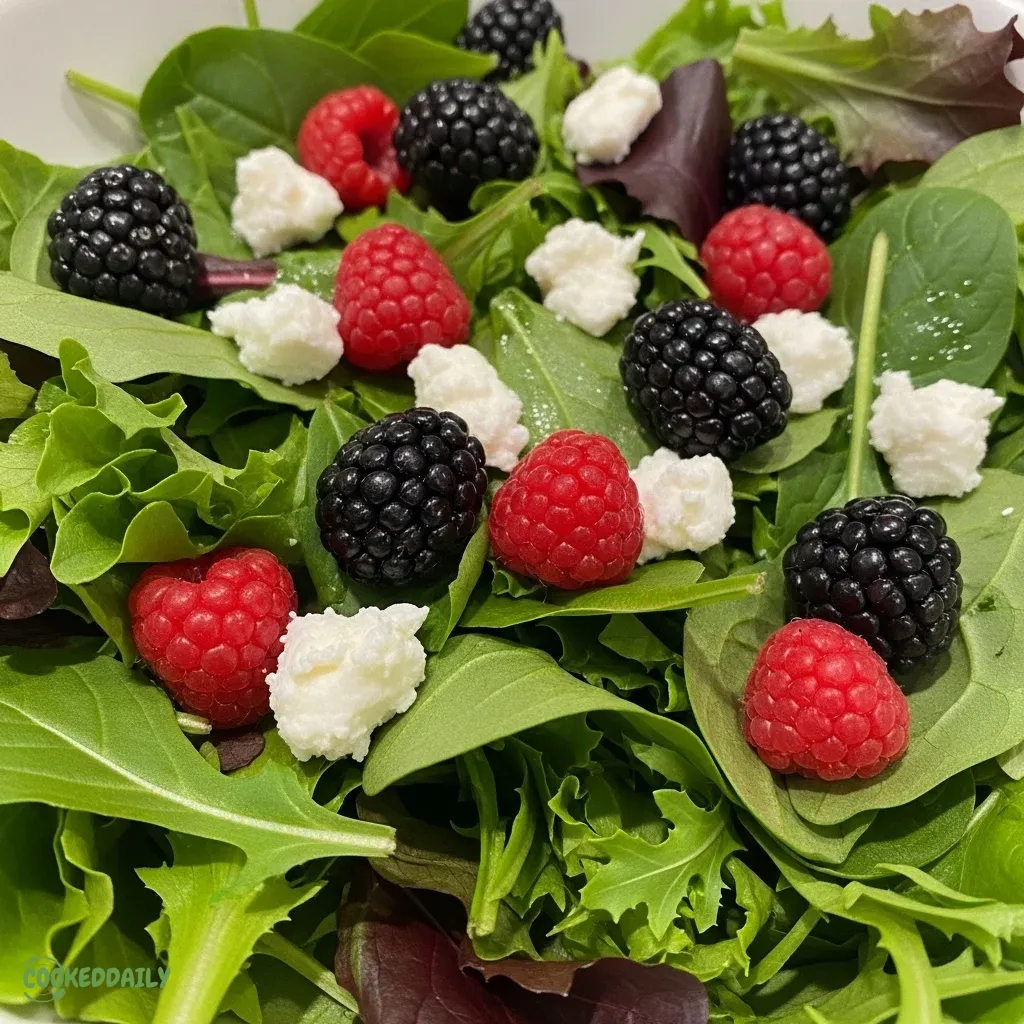 Spring Mix Salad with Berries 5 Spring Mix Salad with Berries
