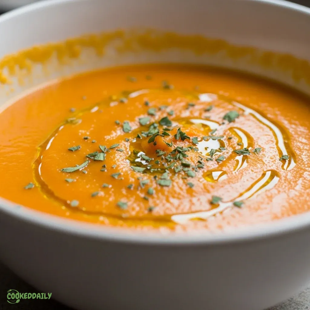 Carrot and Ginger Soup 5 Carrot and Ginger Soup