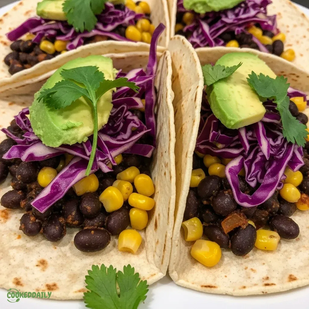 Black Bean and Corn Tacos 5 Black Bean and Corn Tacos