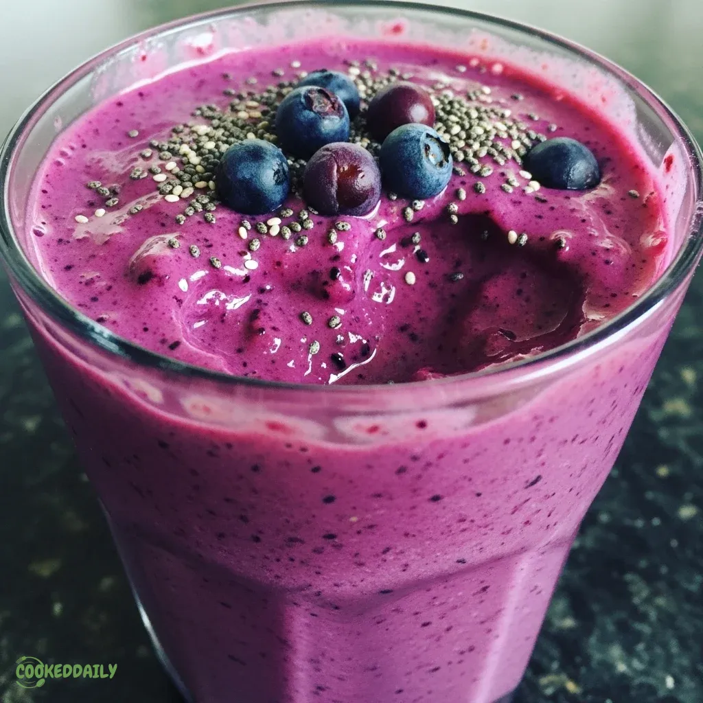 Blue Berry Smoothie 5 Blue Berry Smoothie