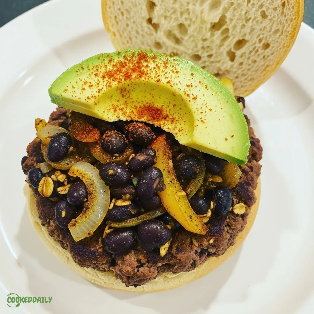 Vegan Black Bean Burger 5 Vegan Black Bean Burger