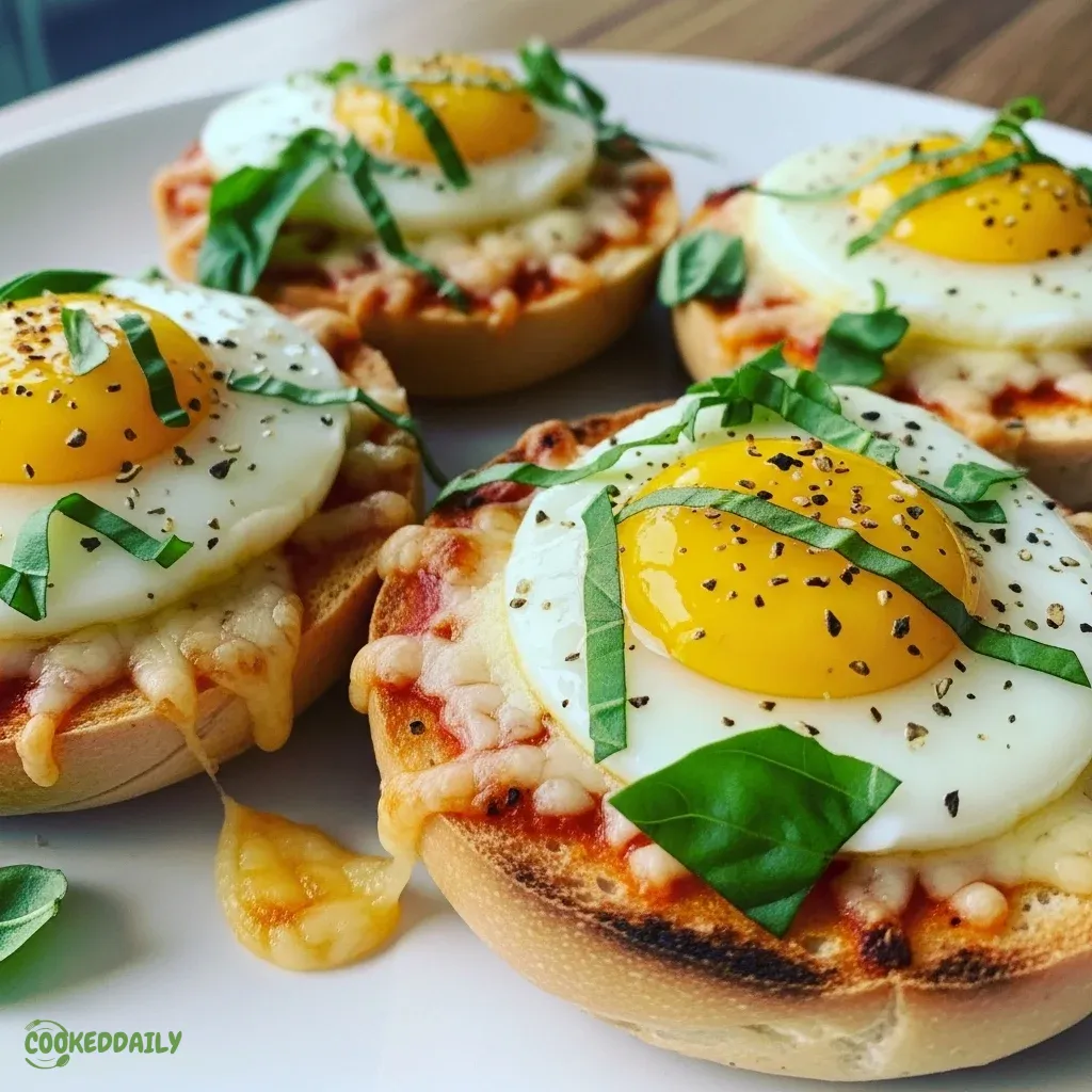 Homemade Breakfast Pizza Bagels 5 Homemade Breakfast Pizza Bagels
