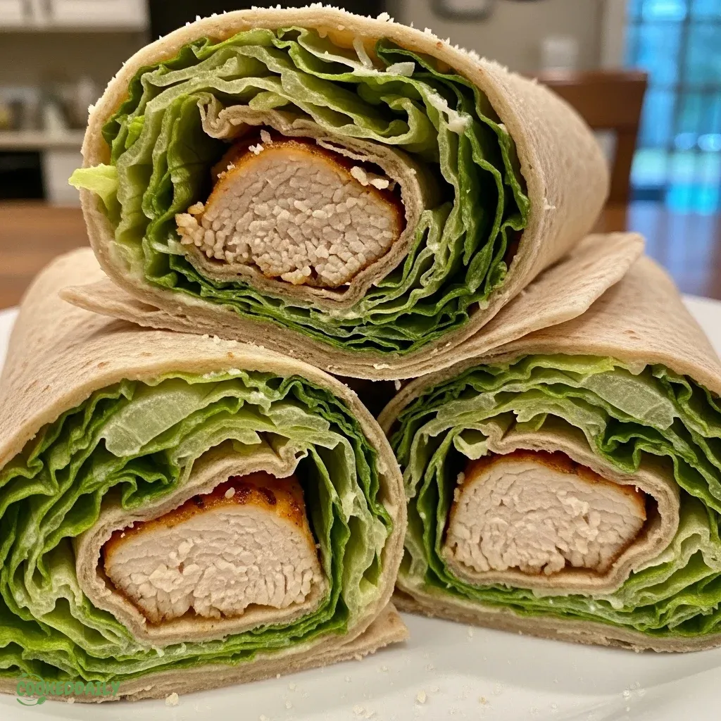Chicken Caesar Wraps 5 Chicken Caesar Wraps