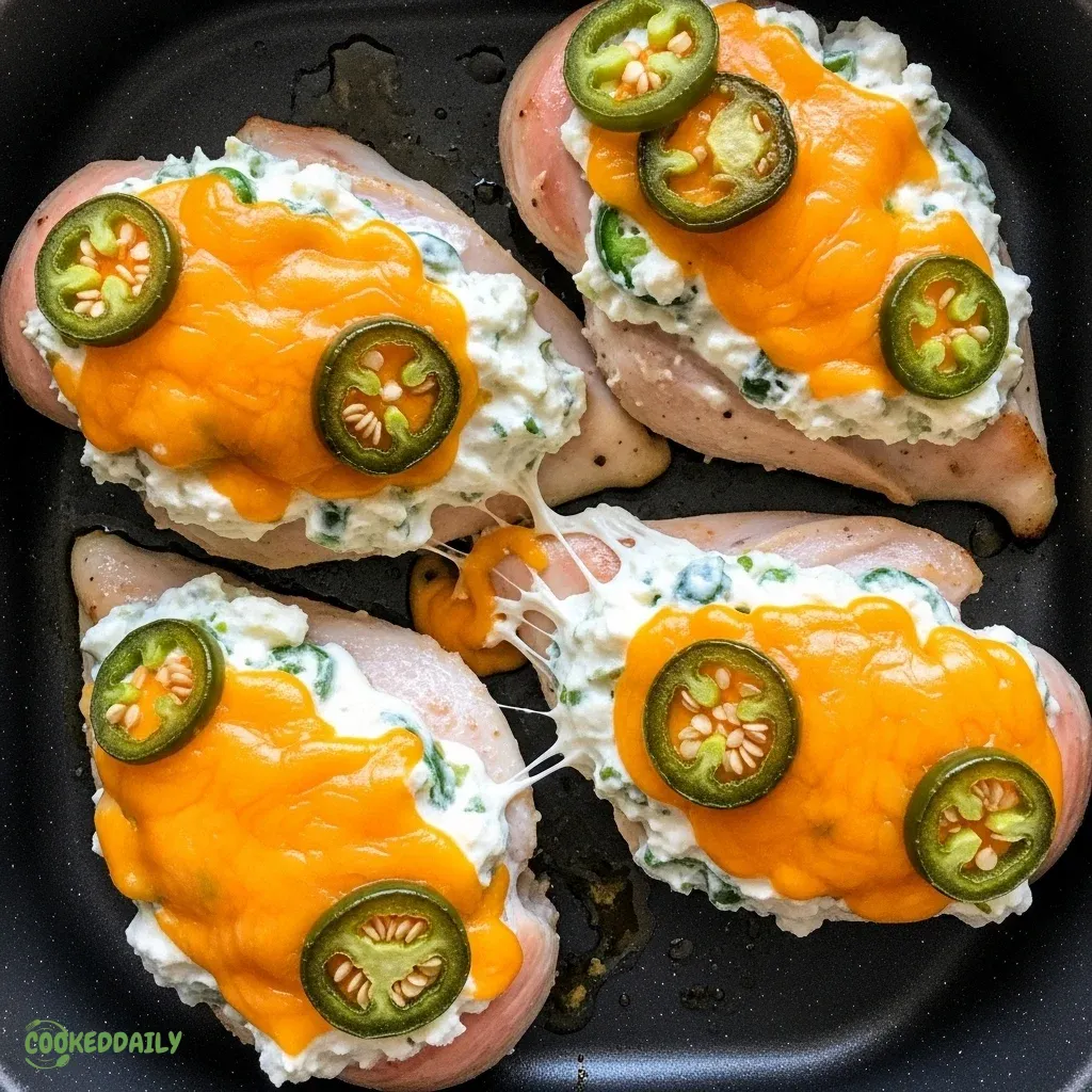 Low-Carb Jalapeno Popper Chicken 5 Low-Carb Jalapeno Popper Chicken