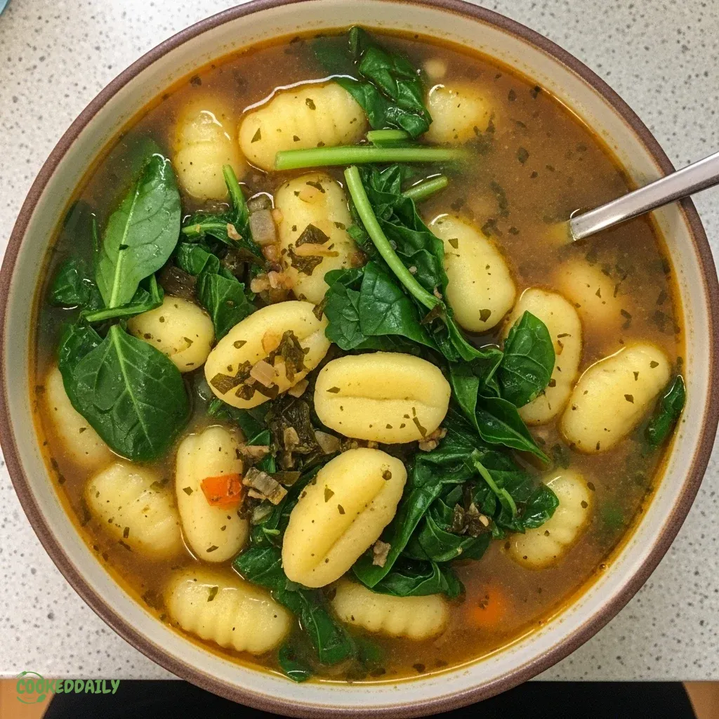 Vegetarian Gnocchi Soup 5 Vegetarian Gnocchi Soup