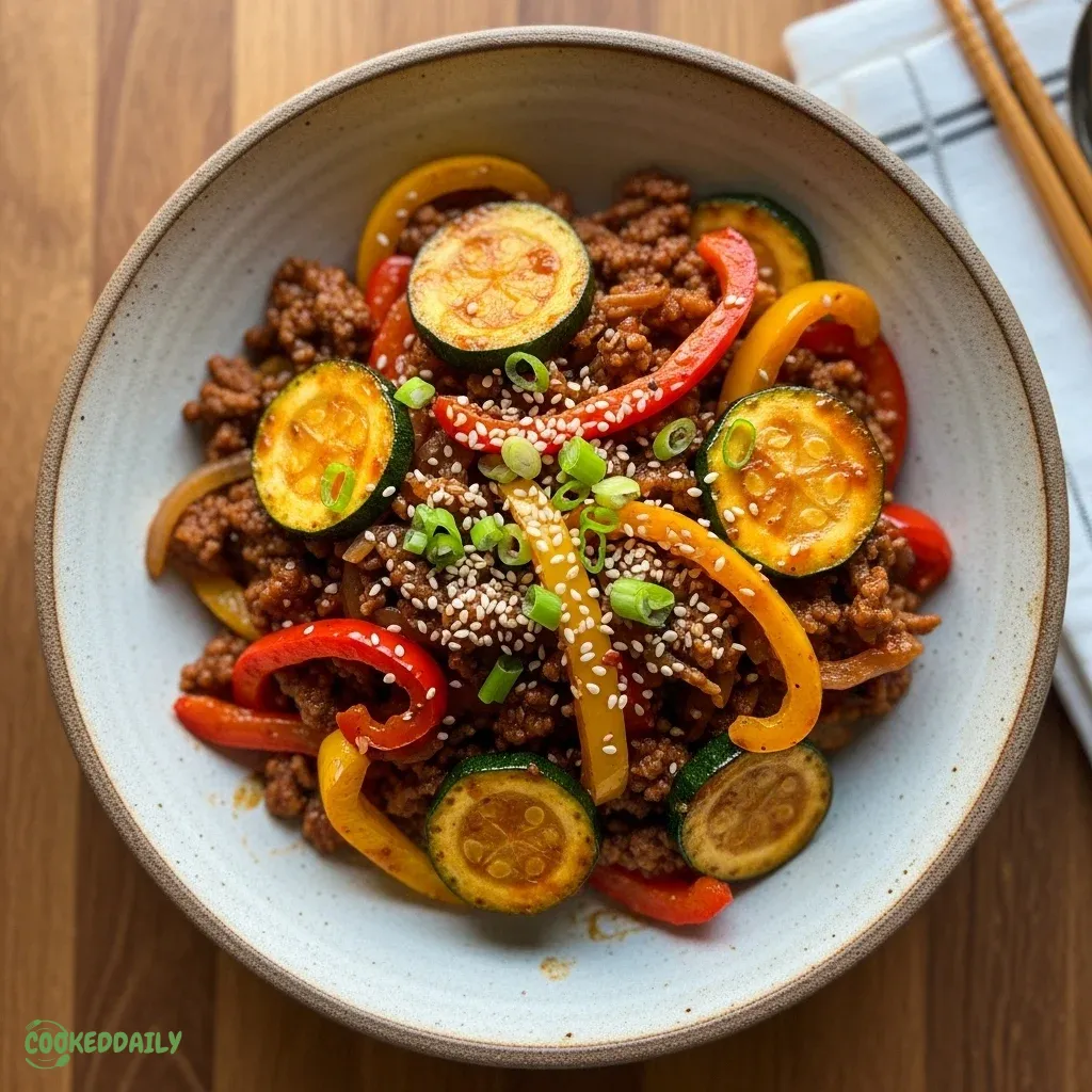 Keto Spicy Ground Beef Stir Fry 5 Keto Spicy Ground Beef Stir Fry