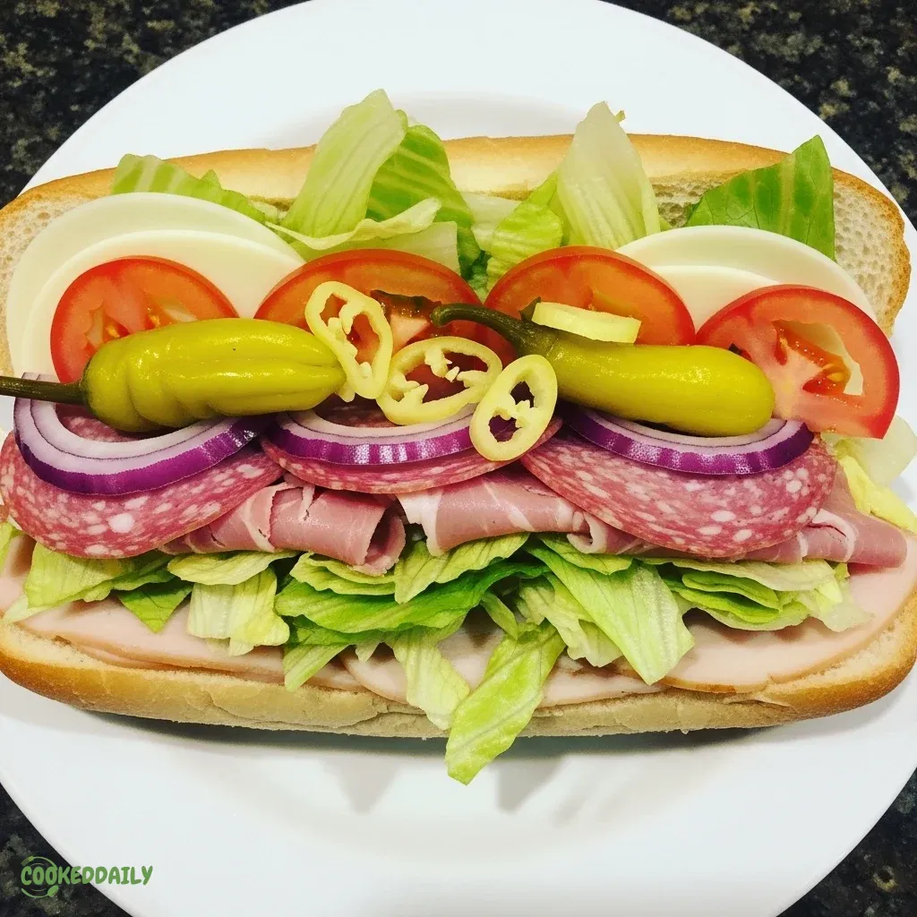 Italian Grinder Salad Sandwich 5 Italian Grinder Salad Sandwich