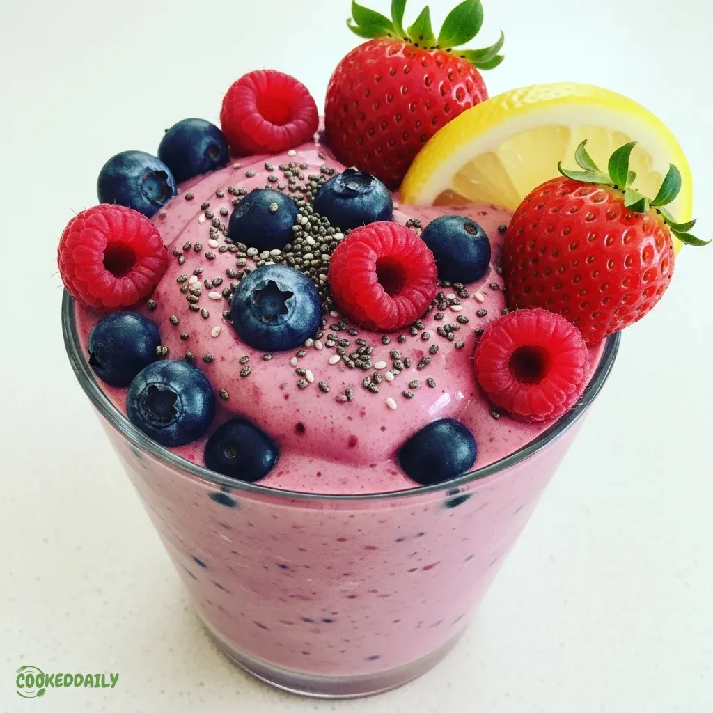 Mixed Berry Frozen Fruit Smoothie 5 Mixed Berry Frozen Fruit Smoothie