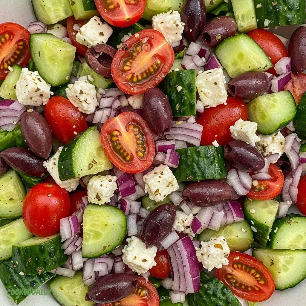 Vegetarian Mediterranean Salad 5 Vegetarian Mediterranean Salad
