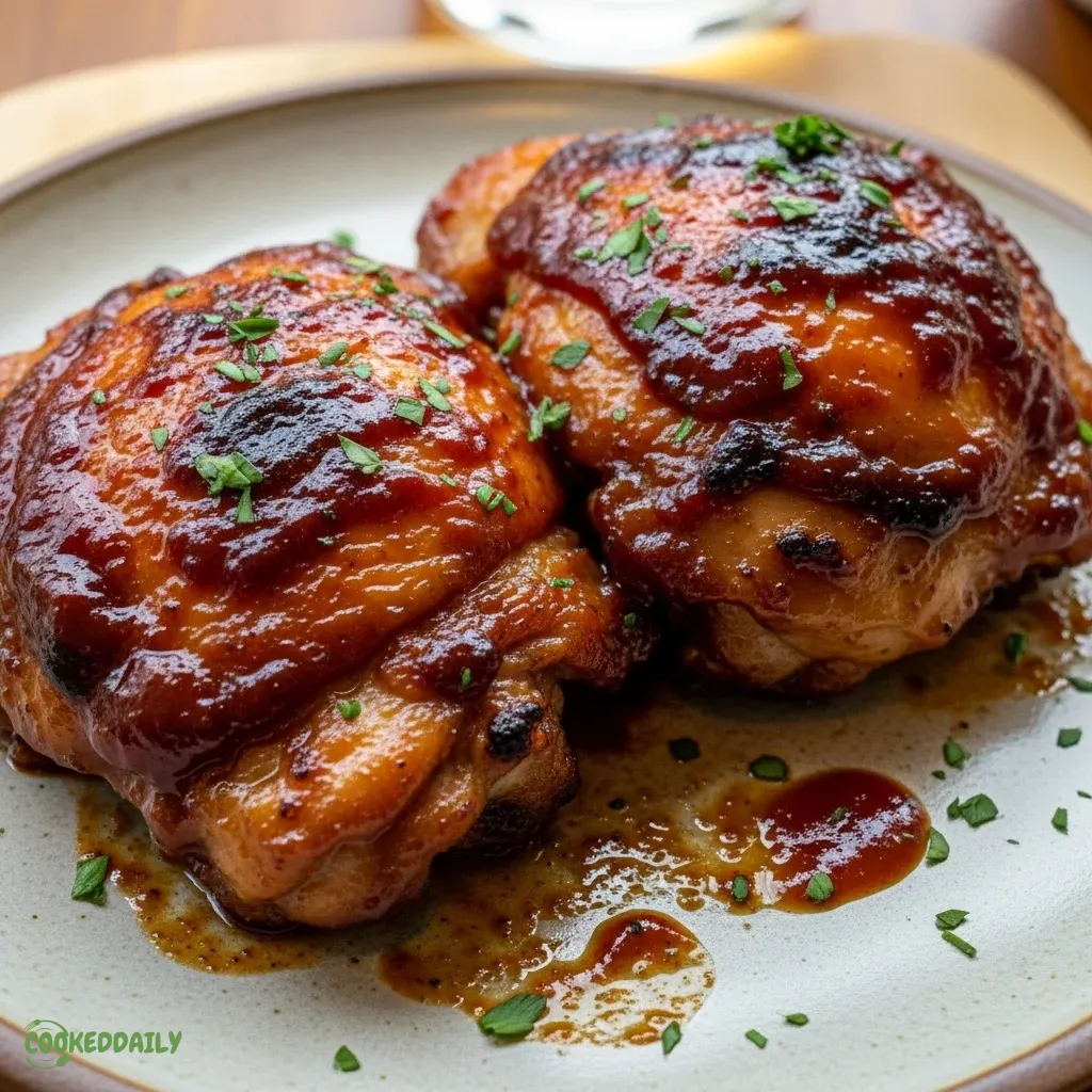 Low Carb BBQ Chicken Thighs 5 Low Carb BBQ Chicken Thighs
