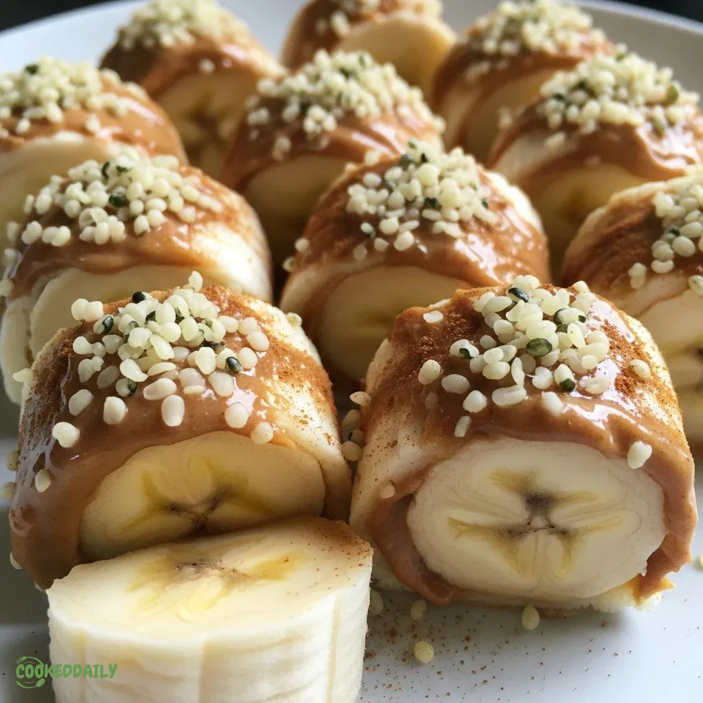Healthy Banana Sushi Rolls 5 Healthy Banana Sushi Rolls