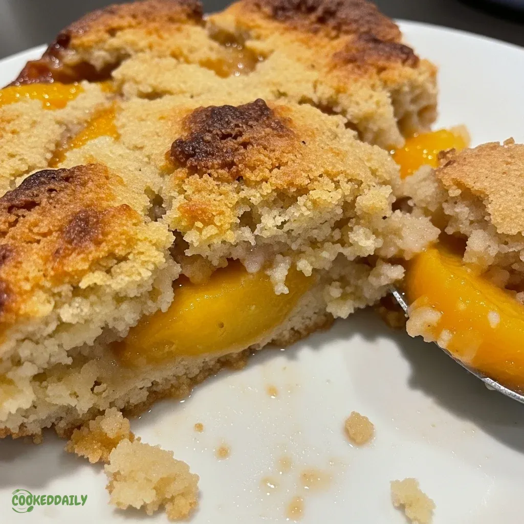 Low-Calorie Peach Cobbler with Almond Milk 5 Low-Calorie Peach Cobbler with Almond Milk