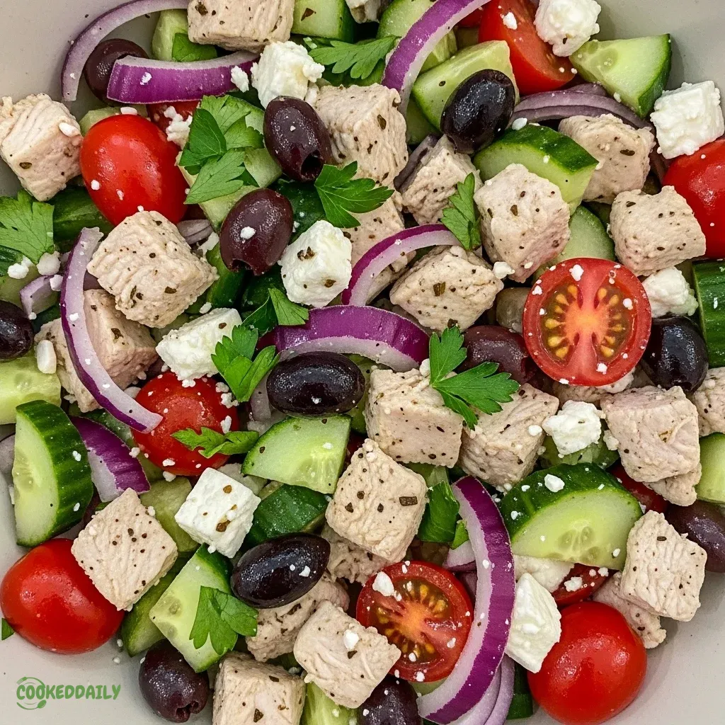 Healthy Mediterranean Chicken Salad 5 Healthy Mediterranean Chicken Salad