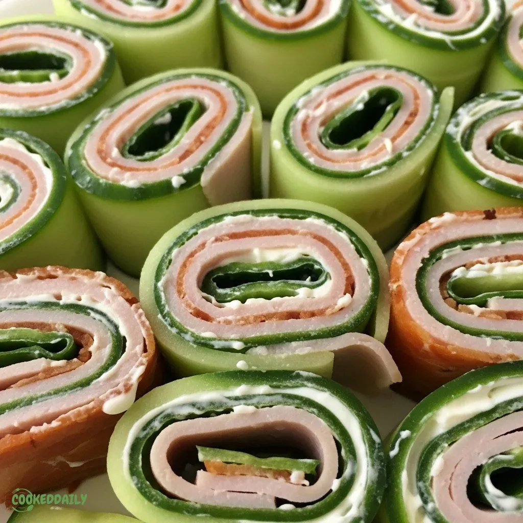 Healthy Cucumber and Turkey Roll-Ups 5 Healthy Cucumber and Turkey Roll-Ups