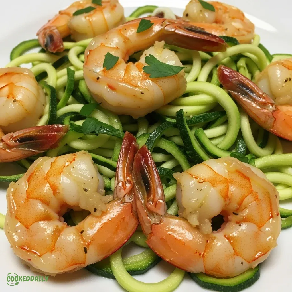 Keto Lemon Garlic Shrimp Zucchini Noodles 5 Keto Lemon Garlic Shrimp Zucchini Noodles