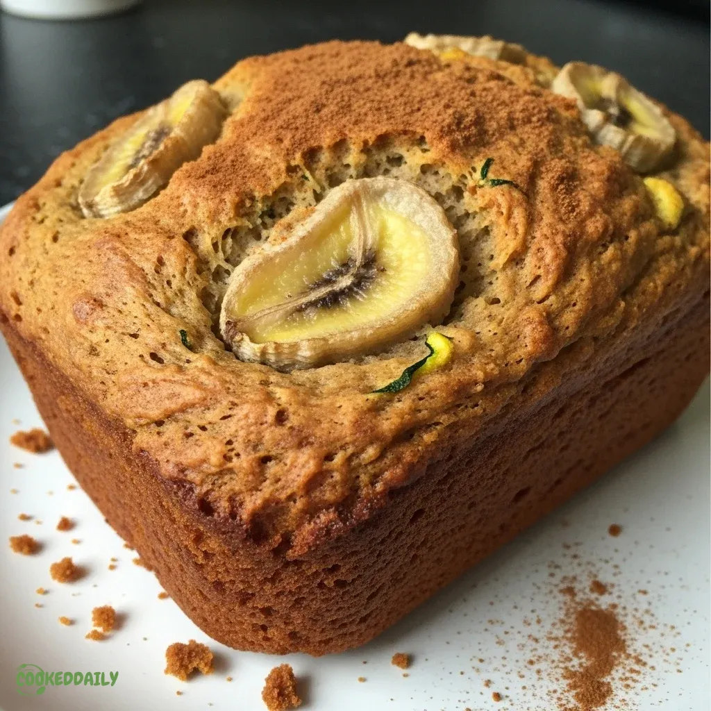 Whole Wheat Zucchini Banana Bread 5 Whole Wheat Zucchini Banana Bread