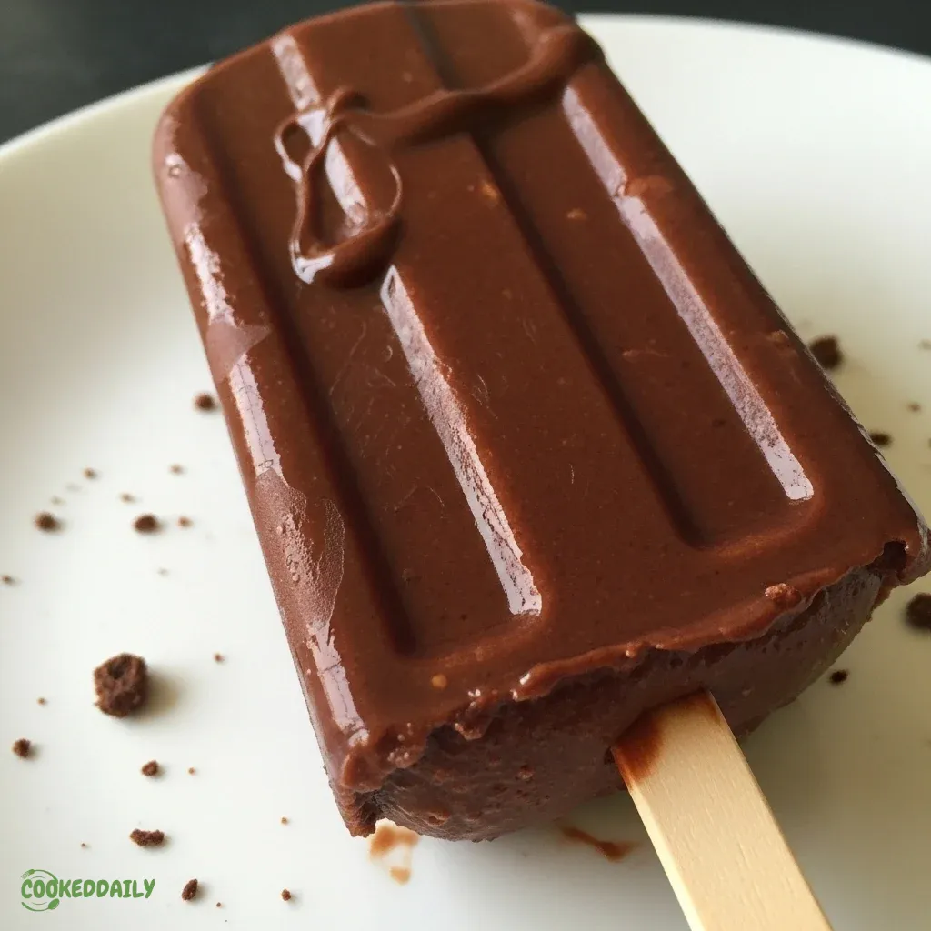 Low-Calorie Chocolate Fudge Popsicles 5 Low-Calorie Chocolate Fudge Popsicles