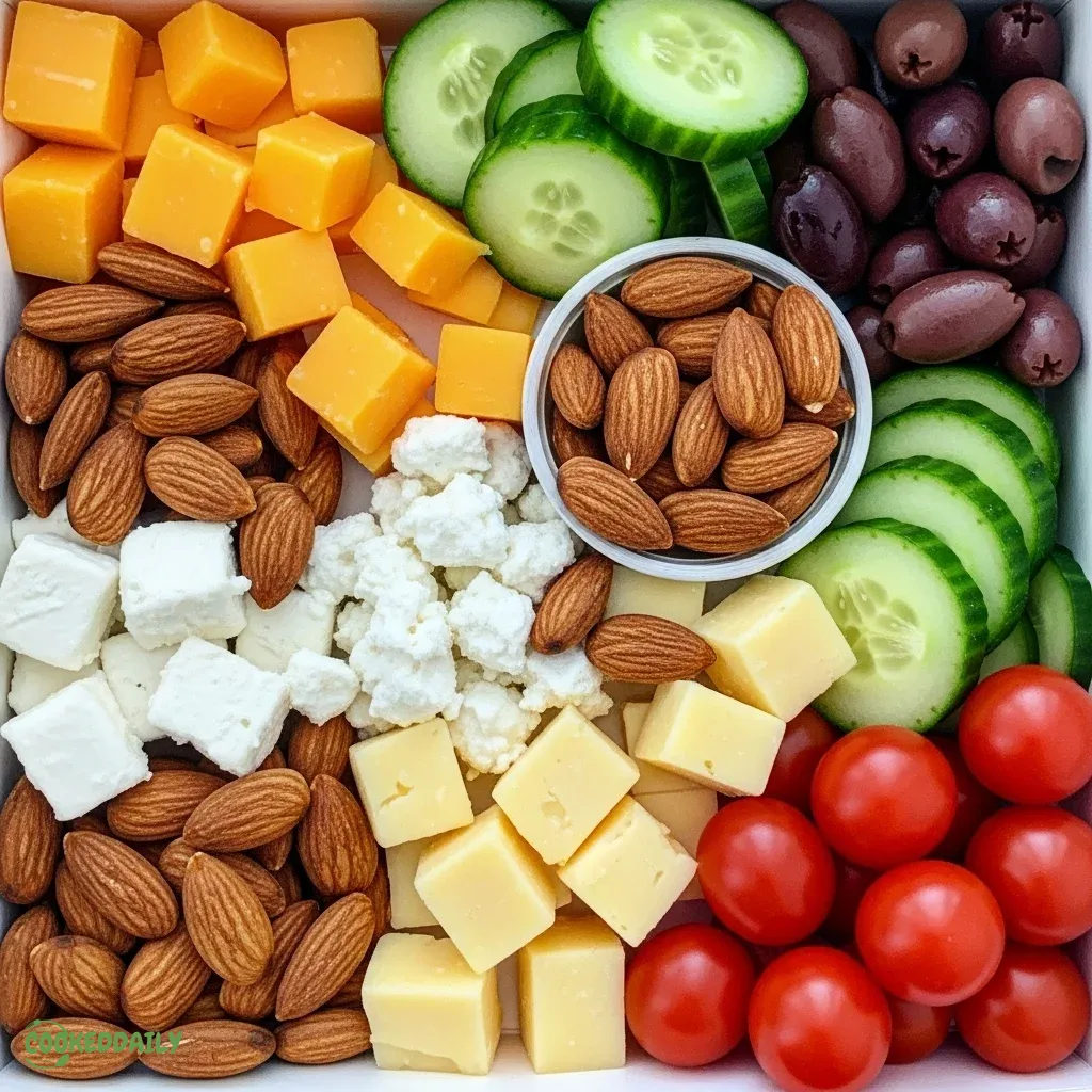 Low-Carb Cheese and Almond Snackle Box 5 Low-Carb Cheese and Almond Snackle Box