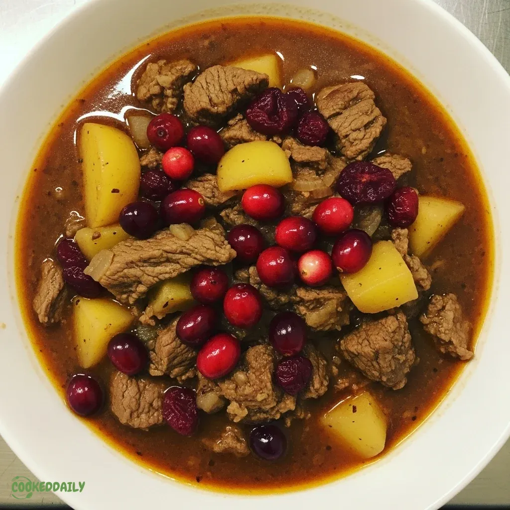 Slow Cooker Cranberry Apple Beef Stew 5 Slow Cooker Cranberry Apple Beef Stew
