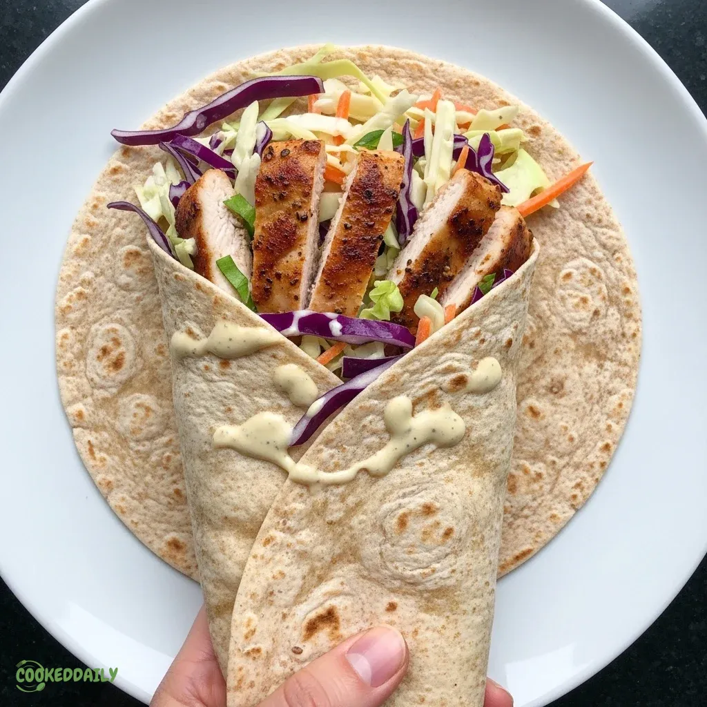 BBQ Chicken Coleslaw Wraps 5 BBQ Chicken Coleslaw Wraps