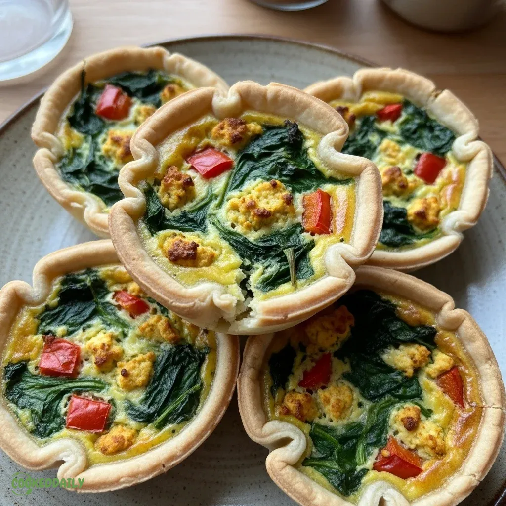 Vegan Mini Quiches 5 Vegan Mini Quiches