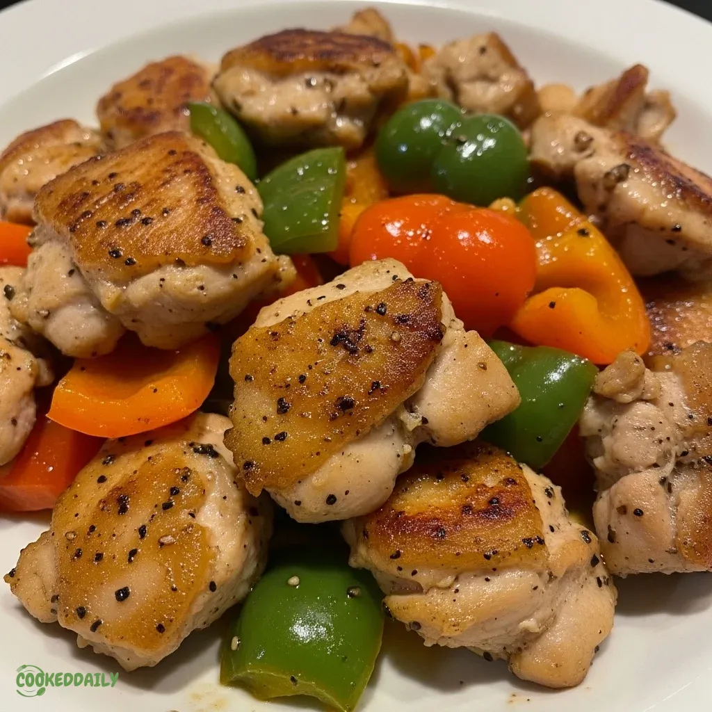 Black Pepper Chicken 5 Black Pepper Chicken