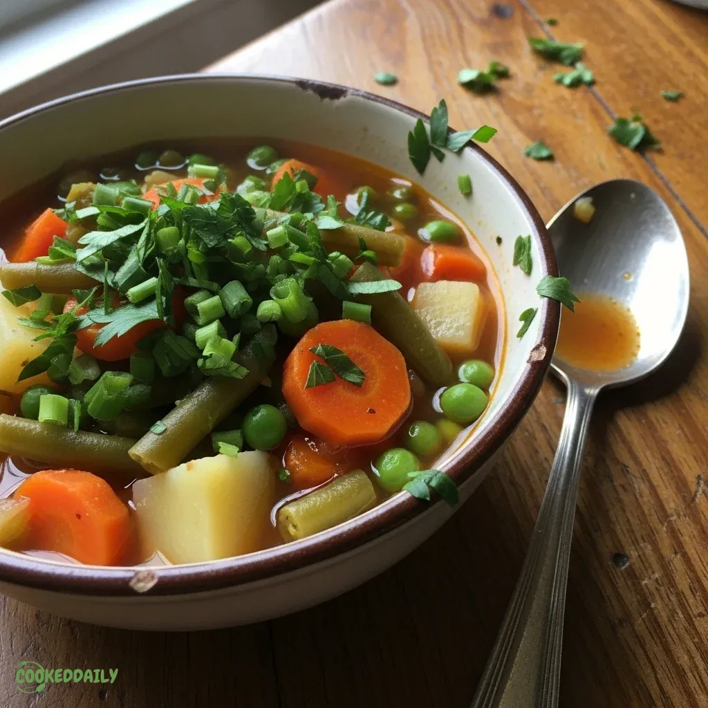Hearty Homemade Vegetable Soup 5 Hearty Homemade Vegetable Soup