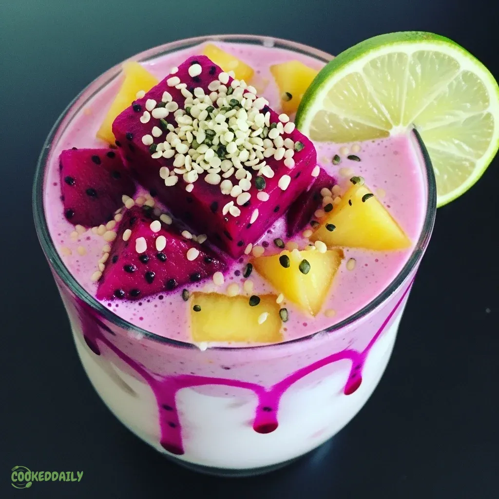 Dragon Fruit Smoothie 5 Dragon Fruit Smoothie