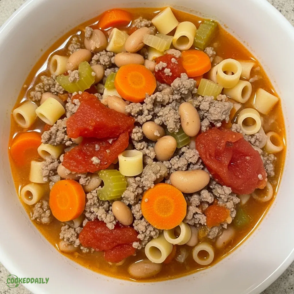 Slow Cooker Pasta Fagioli Soup 5 Slow Cooker Pasta Fagioli Soup