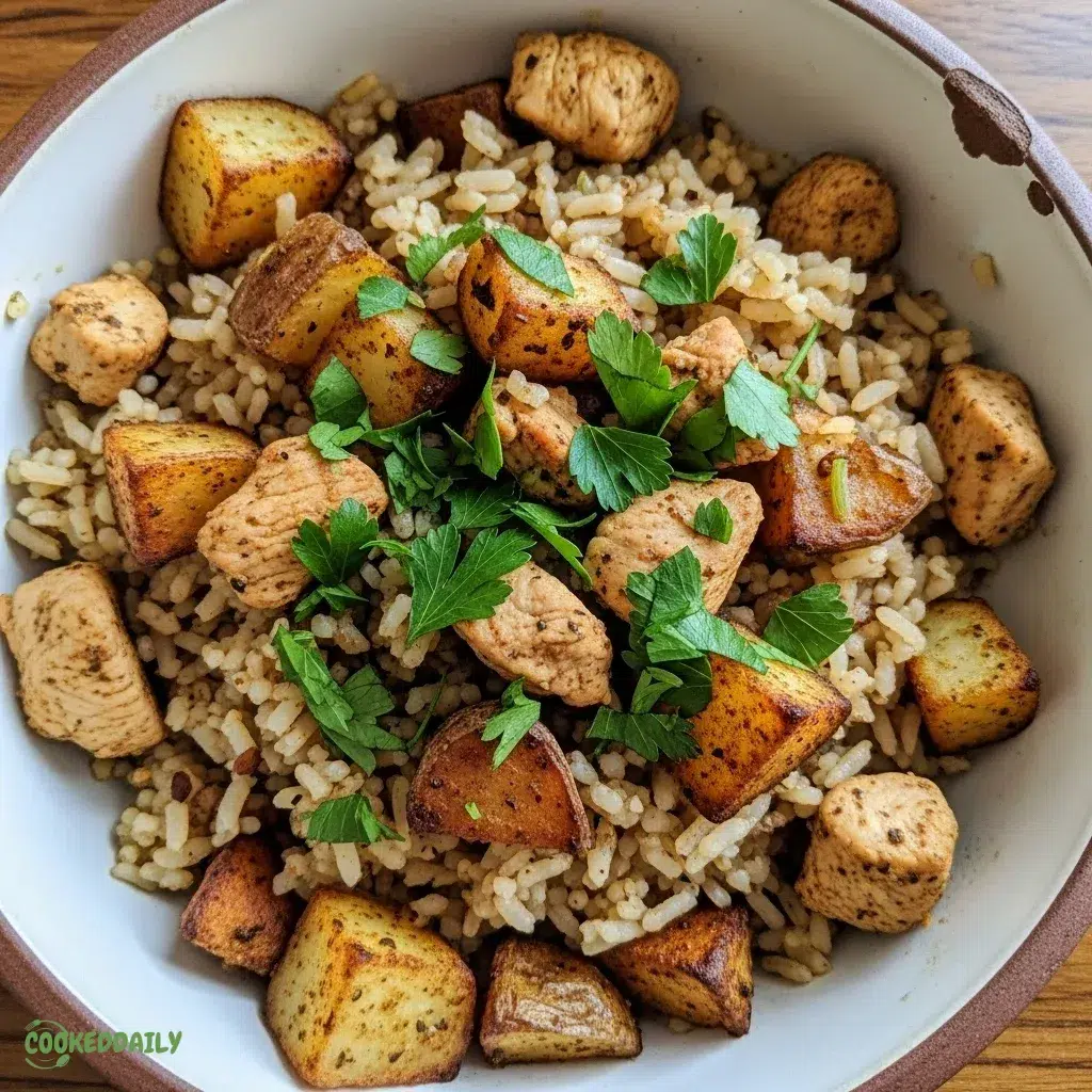 Chicken Potato Rice Bowl 5 Chicken Potato Rice Bowl