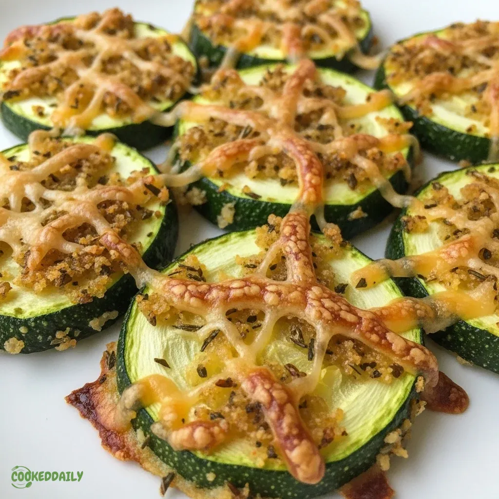 Healthy Baked Parmesan Zucchini Rounds 5 Healthy Baked Parmesan Zucchini Rounds