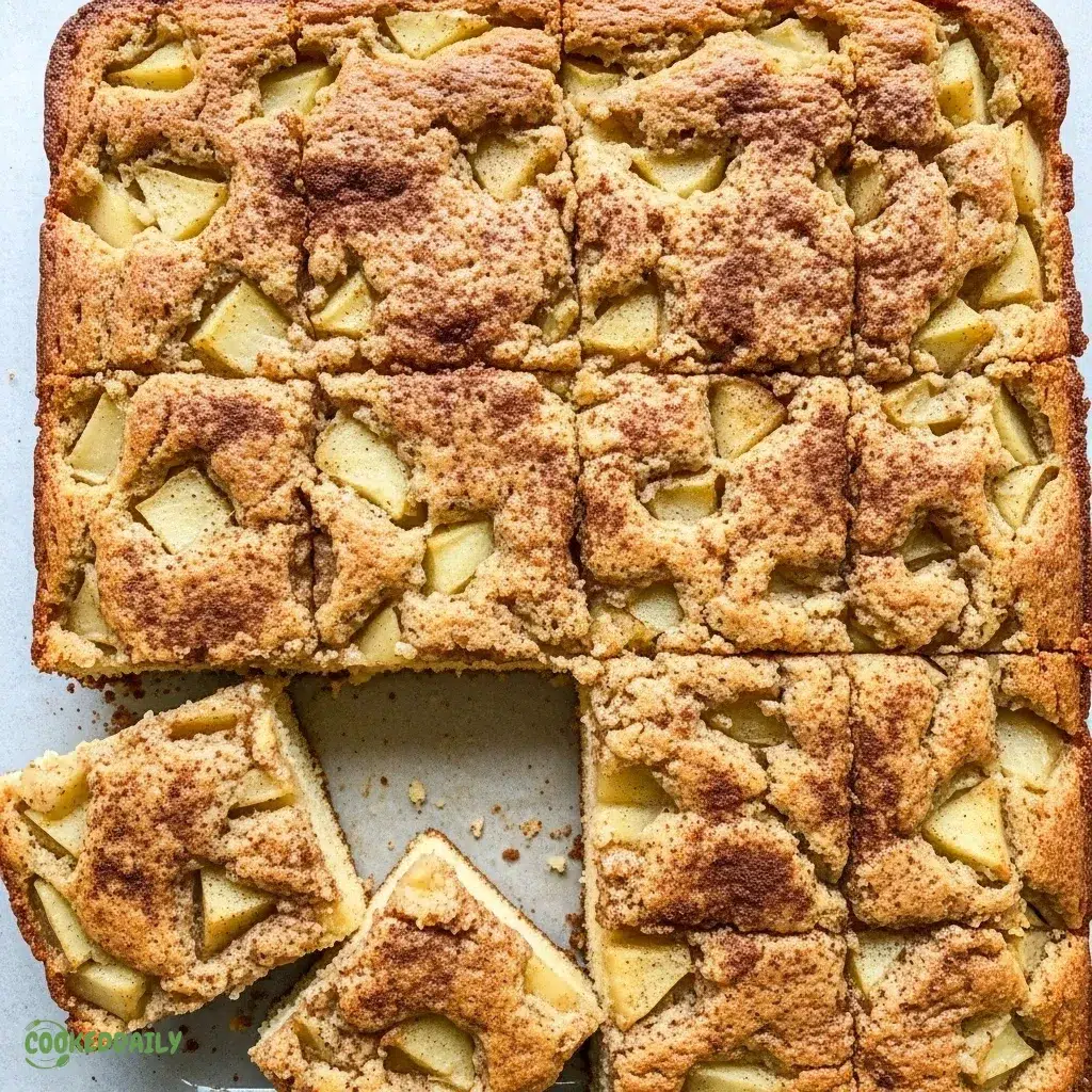 Healthy Apple Cinnamon Sheet Cake 5 Healthy Apple Cinnamon Sheet Cake