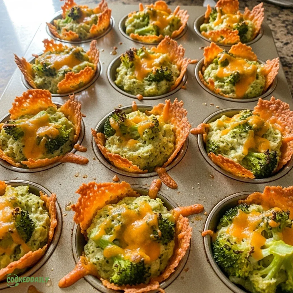 Healthy Baked Broccoli Cheese Cups 5 Healthy Baked Broccoli Cheese Cups