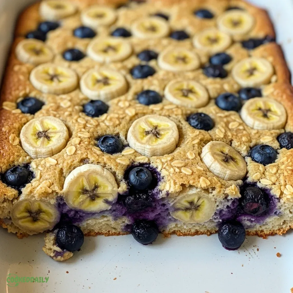 Healthy 5-Ingredient Blueberry Breakfast Bake 5 Healthy 5-Ingredient Blueberry Breakfast Bake