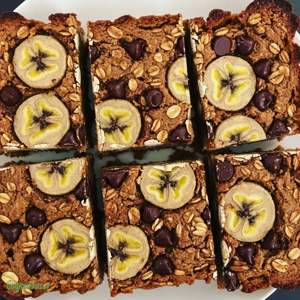 Healthy 4-Ingredient Peanut Butter Banana Bars 5 Healthy 4-Ingredient Peanut Butter Banana Bars