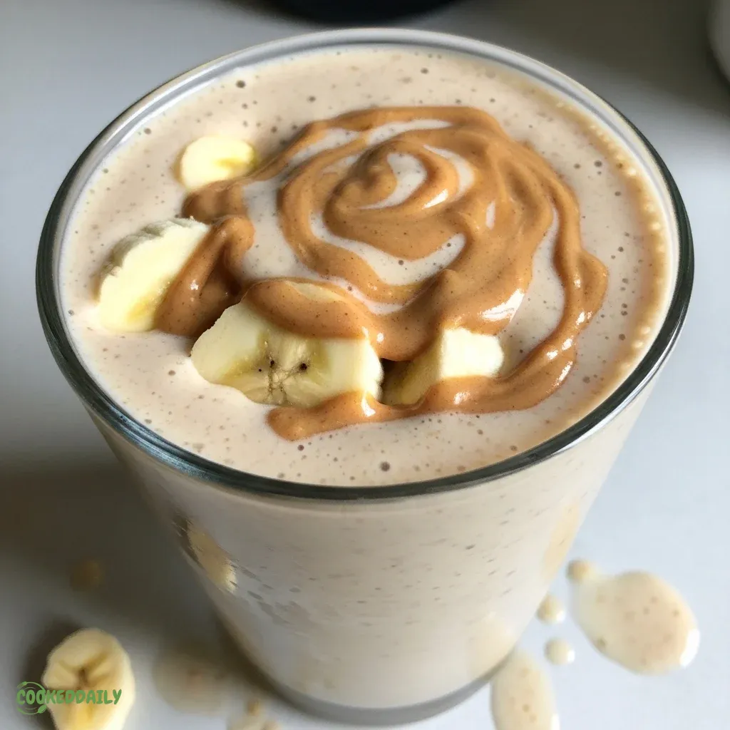 Healthy Peanut Butter Banana Oat Smoothie 5 Healthy Peanut Butter Banana Oat Smoothie