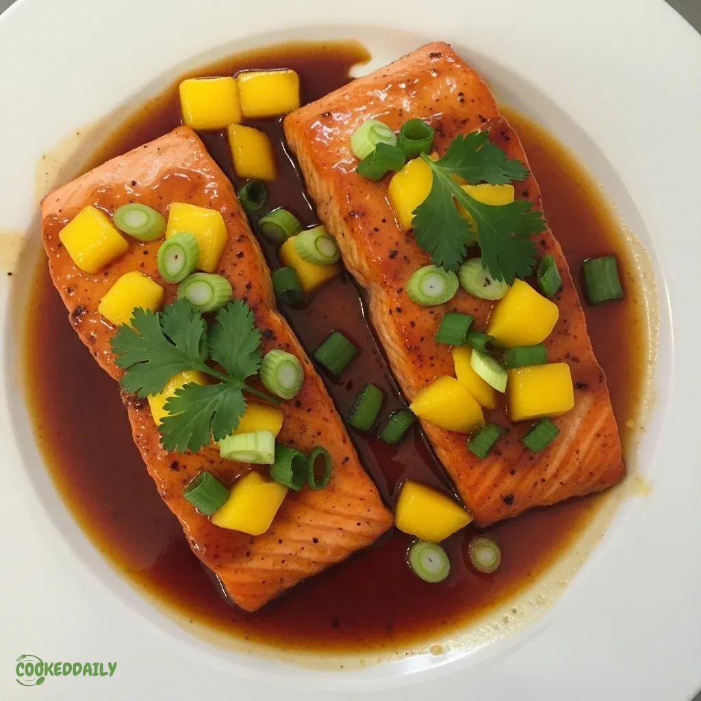 Healthy Mango Teriyaki Salmon 5 Healthy Mango Teriyaki Salmon