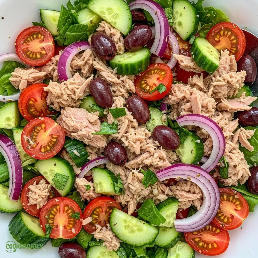 Healthy Mediterranean Tuna Salad (No Mayo) 5 Healthy Mediterranean Tuna Salad (No Mayo)