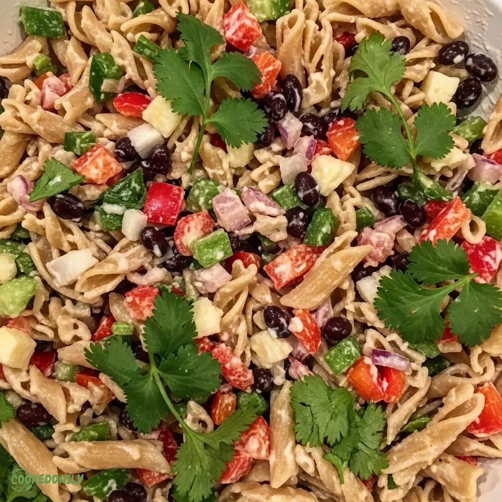 Healthy Creamy Cilantro Lime Pasta Salad 5 Healthy Creamy Cilantro Lime Pasta Salad
