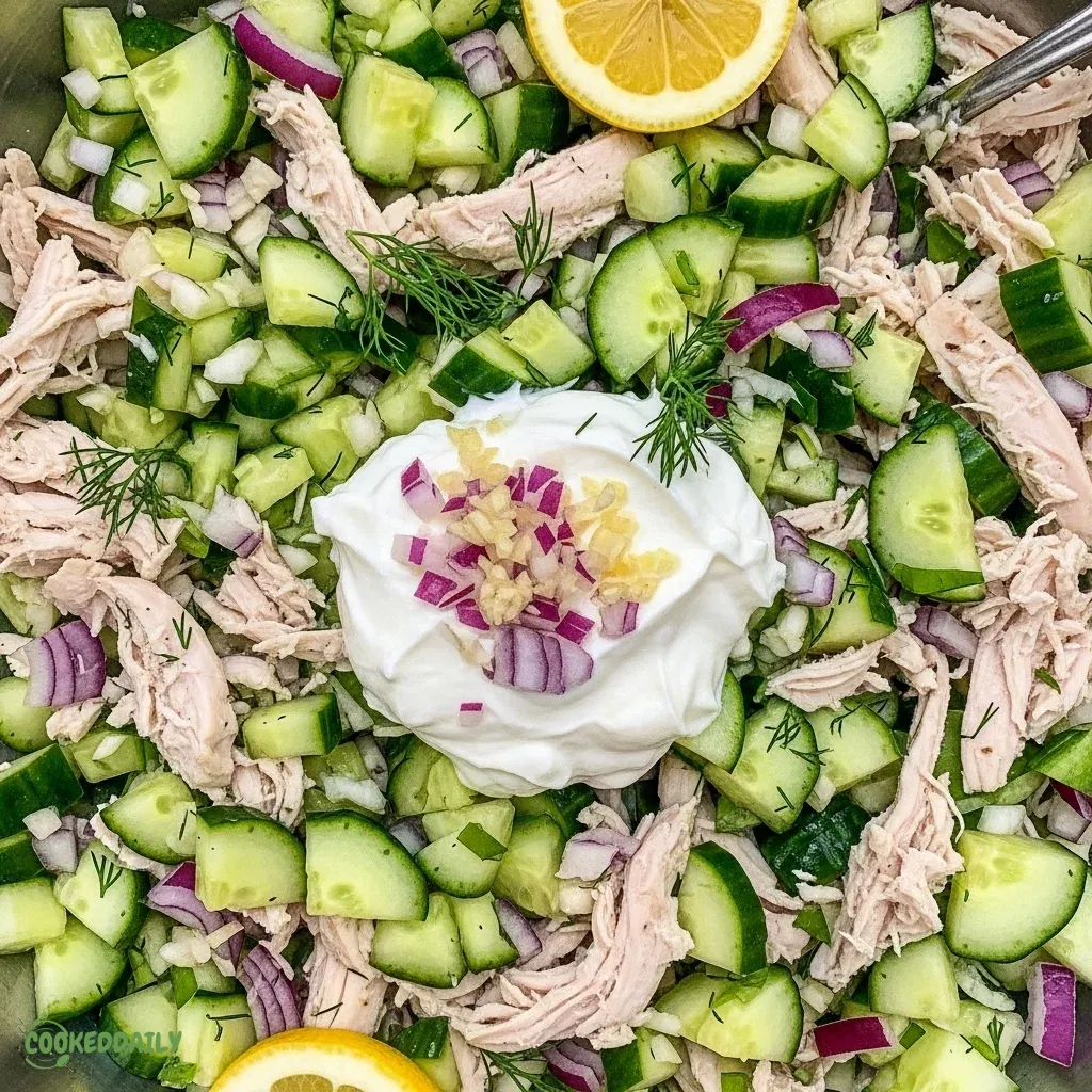 Cucumber Dill Greek Yogurt Chicken Salad 5 Cucumber Dill Greek Yogurt Chicken Salad