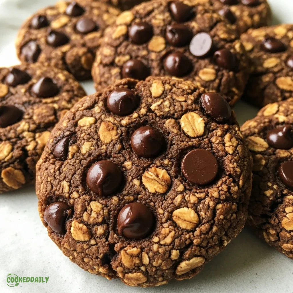 3-Ingredient Healthy Chocolate Banana Cookies 5 3-Ingredient Healthy Chocolate Banana Cookies