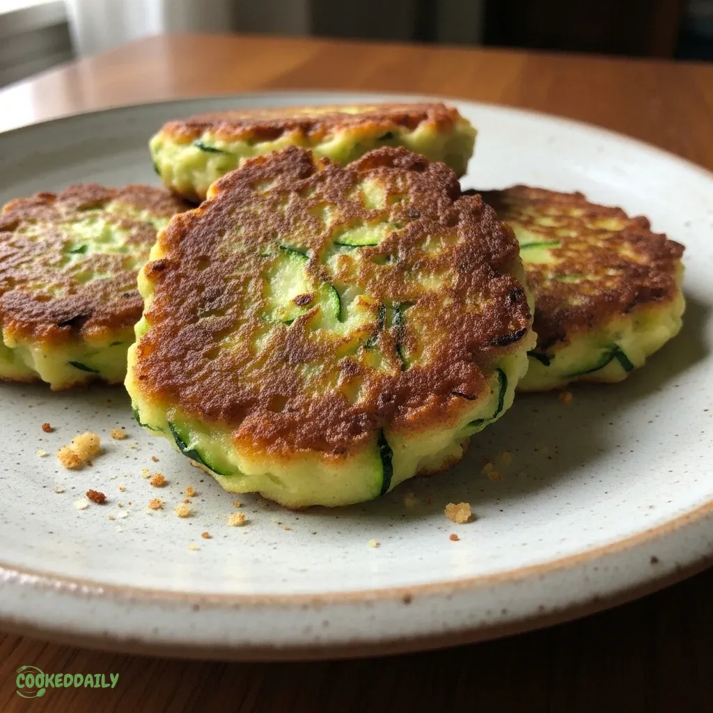 Low-Carb Crispy Zucchini Fritters 5 Low-Carb Crispy Zucchini Fritters