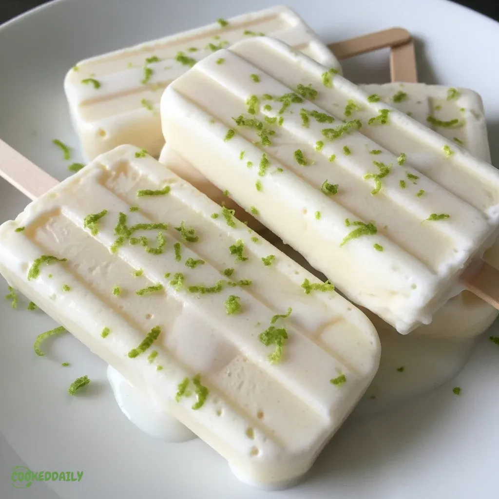 Healthy Coconut Lime Popsicles 5 Healthy Coconut Lime Popsicles