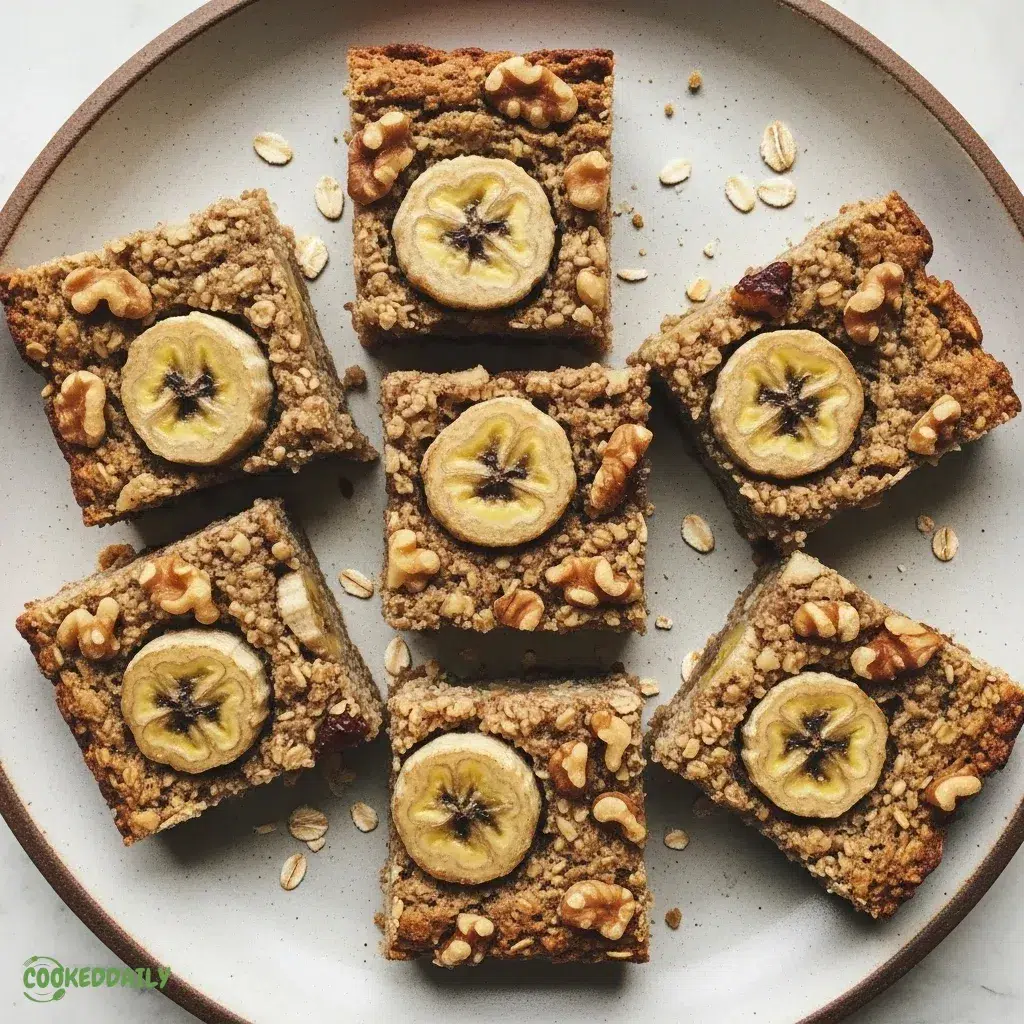 Gluten-Free Banana Oatmeal Breakfast Bars 5 Gluten-Free Banana Oatmeal Breakfast Bars