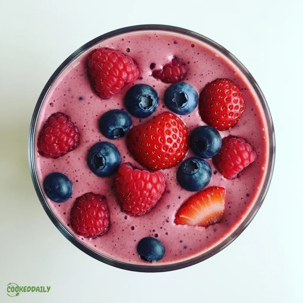 Healthy Mixed Triple Berry Smoothie 5 Healthy Mixed Triple Berry Smoothie