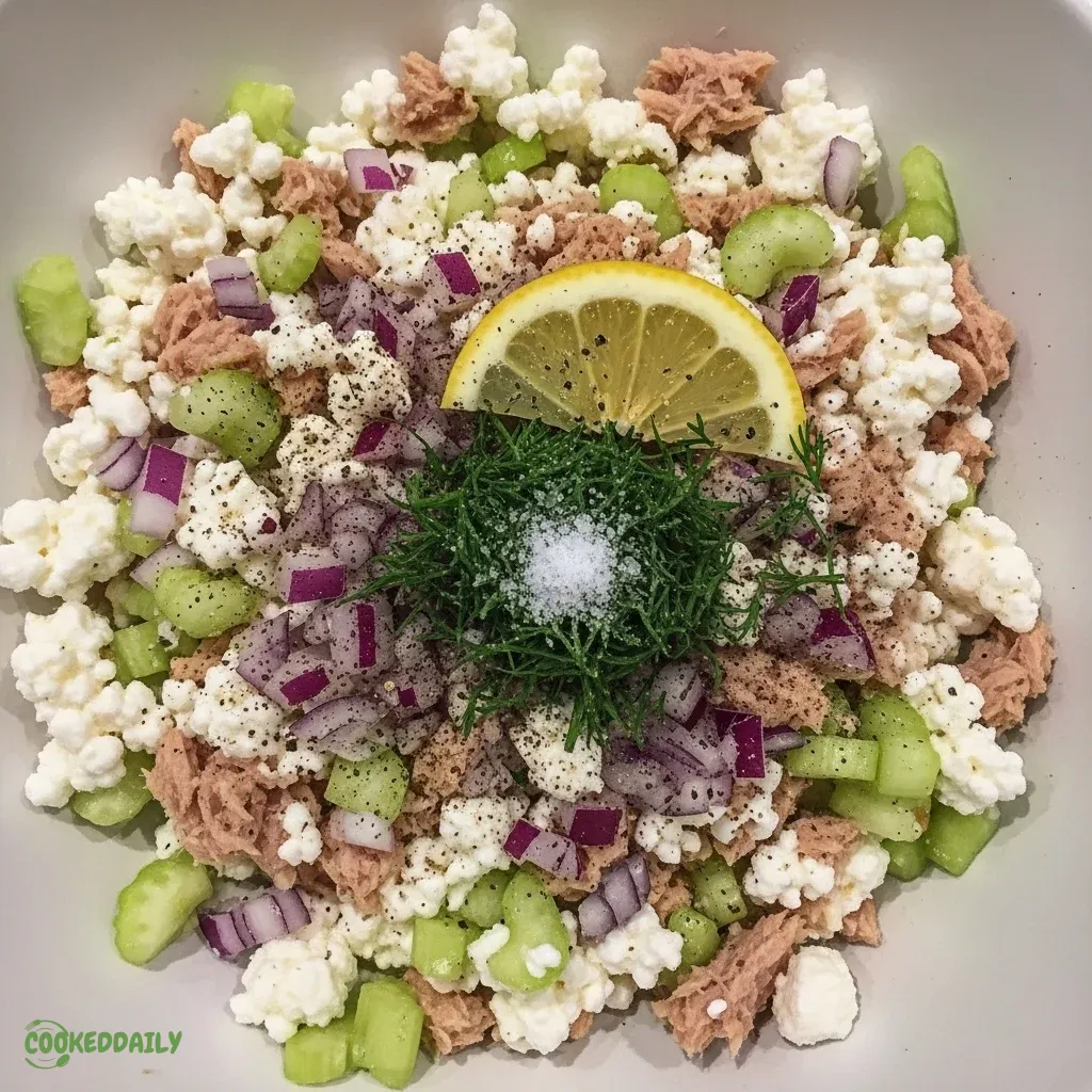 High-Protein Cottage Cheese Tuna Salad 5 High-Protein Cottage Cheese Tuna Salad
