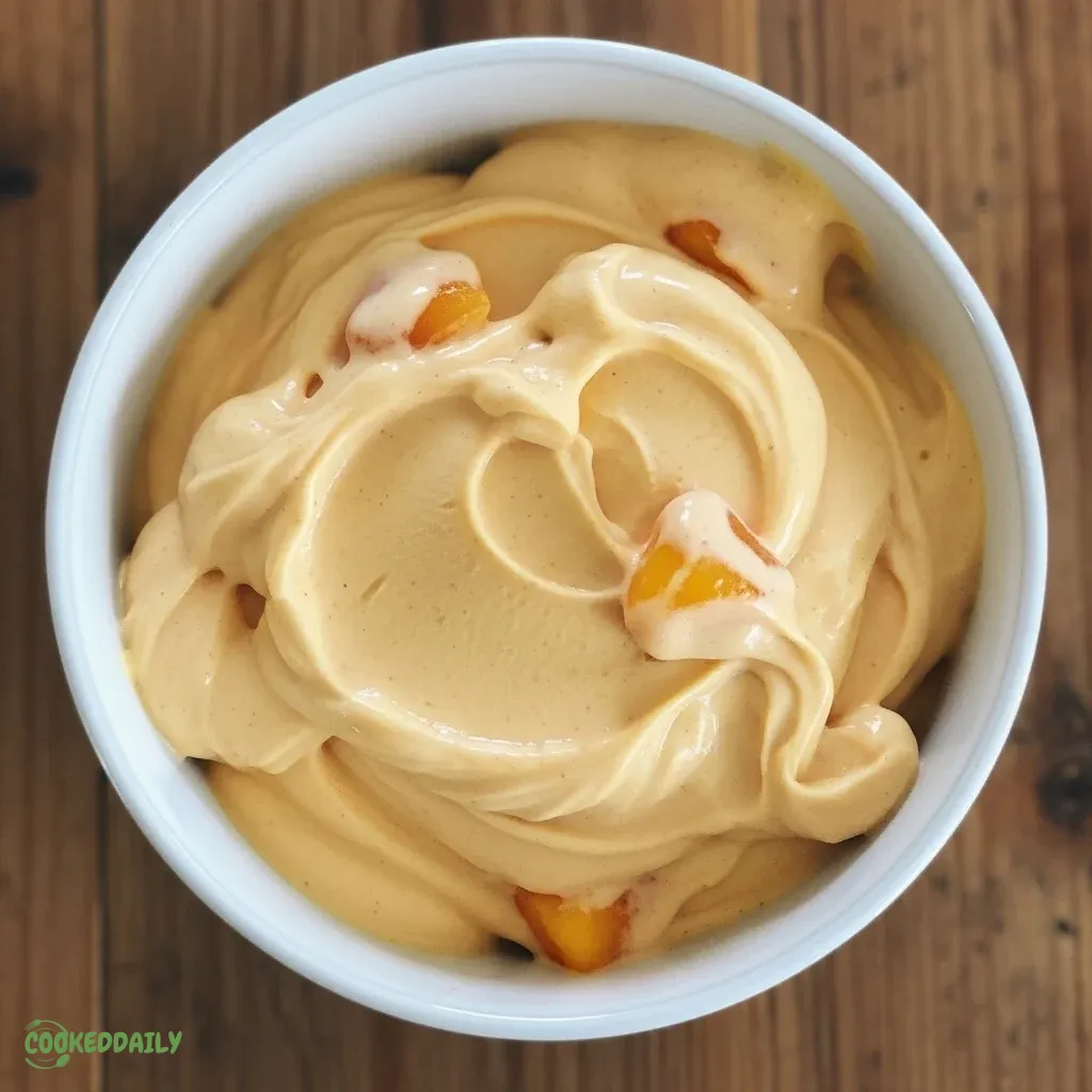 Healthy Ninja Creami Peach Frozen Yogurt 5 Healthy Ninja Creami Peach Frozen Yogurt
