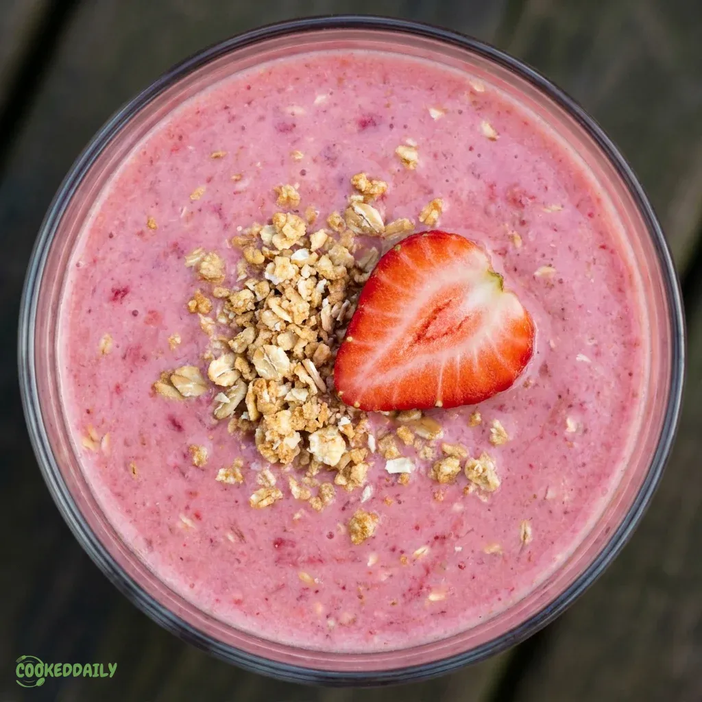High-Protein Strawberry Shortcake Smoothie 5 High-Protein Strawberry Shortcake Smoothie