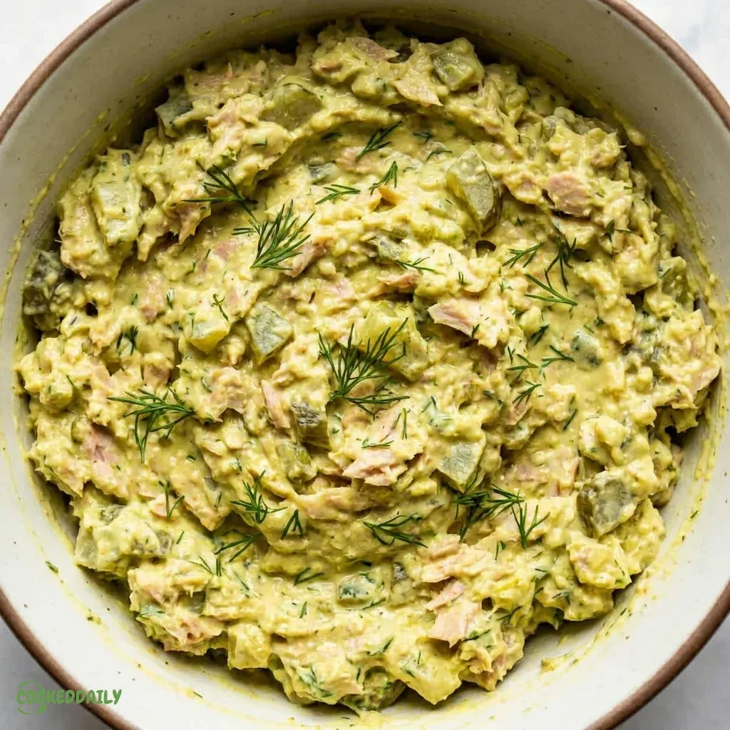Healthy Greek Yogurt Dill Pickle Tuna Salad 5 Healthy Greek Yogurt Dill Pickle Tuna Salad