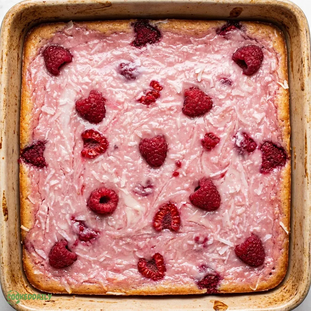 Vegan Raspberry Coconut Fudge 5 Vegan Raspberry Coconut Fudge